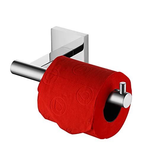 KOKOSIRI Toilet Paper Holder for Bathroom Toilet Roll Holder Hold Mega Rolls Polished Chrome Stainless Steel B2005CH - color: Polished Chrome, size: Horizontal