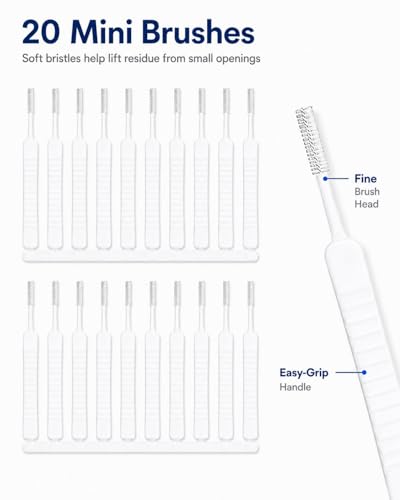 30 Pcs Shower Head Cleaning Brush Set Cleaner Picks - Small Hole Nozzle Unclogger, Anti-Clogging Shower Head Cleaner with Storage Boxes