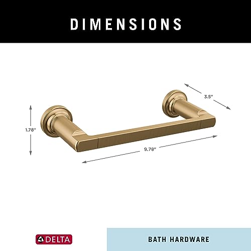 DELTA Faucet 78908-CZ Tetra 8 in. Hand Towel Bar Bath Hardware Accessory in Champagne Bronze (Pack of 3) - color: Champagne Bronze, size: 8 inch (Pack of 3)