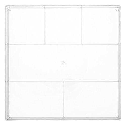 Whitmor 6-Section Clear Drawer Organizer (Pack of 6) - size: 6-Section (Pack of 6)