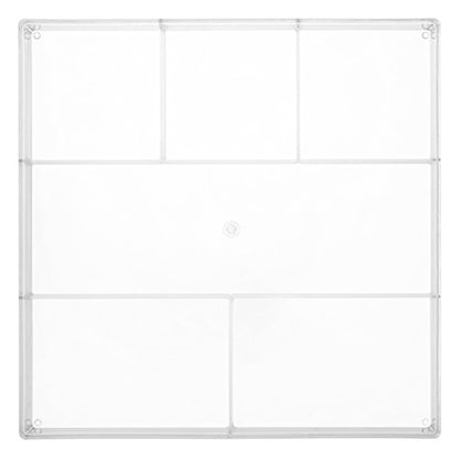 Whitmor 6-Section Clear Drawer Organizer (Pack of 6) - size: 6-Section (Pack of 6)