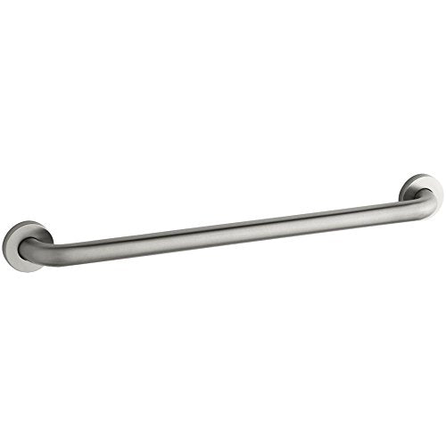 Kohler K-14562-BS Contemporary 24 Inch Bathroom Grab Bar Brushed Stainless Steel - color: Brushed Stainless, size: 24 Inch