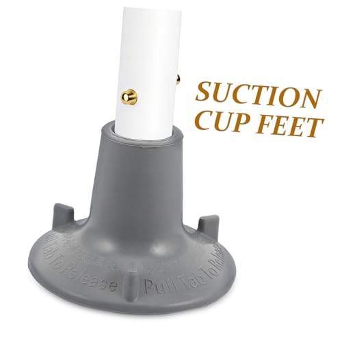 Shower Stool Feet Bath Chair Shower Seat Pads Large Suction Cup Feet for Toilet Rail Modern Design