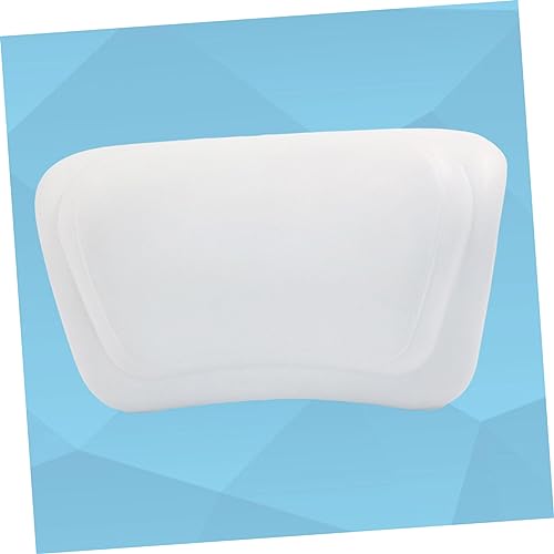 VICASKY PU Bath Pillow with Strong Suction Cups for Neck and Back Support Durable Soft Sponge Bathtub Cushion for and Home