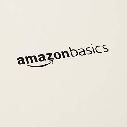 Amazon Basics Bath Tub Neck and Back Support Pillow with Non-Slip Suction Cups, Waterproof, Thick Padded 3-Panel, Easy to Clean, Off-white