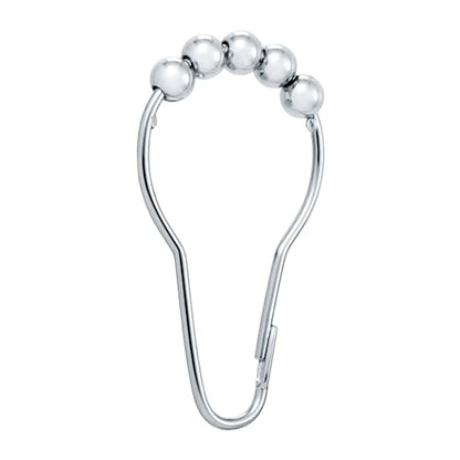 Moen SR2100CH Shower Curtain Rings, Pack of 12, Chrome