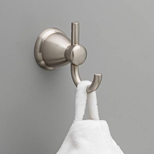 Franklin Brass 5-Piece Satin Nickel Bathroom Set (2) Towel Racks, Ring, Toilet Paper Holder, Hook | Kinla Bath Accessories - color: Satin Nickel, style: 5-Piece Bath Accessory Set