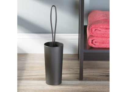 iDesign Loop Toilet Bowl Brush and Holder for Bathroom Storage - Bronze | Bathroom Storage - color: Bronze