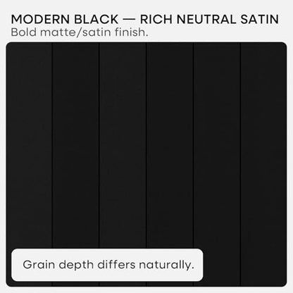 Black Floating Shelf 20 inch, High End Solid Real Wood 20inch Bathroom Floating Shelves for Wall Mounted, Black Wooden 20in Floating Shelves, Heavy Duty Bracket, 20 X 6.5 X 1.75 in, Set of 2 - color: Modern Black - Rich Neutral Satin, size: 20 inch