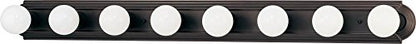 Nuvo Lighting 60/1287 Eight Light Racetrack Vanity - color: Bronze/Dark, size: 8Lt Vanity Strip