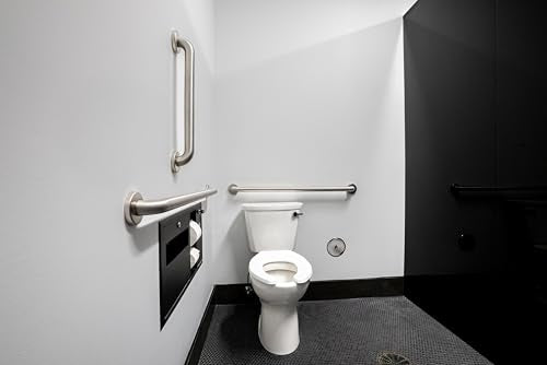 Prestige Commercial Grab Bar Bundle 3-Pack 1.5in Dia 18/36/42in ADA | Satin-Finish Stainless Steel; 1.5in Diameter; lengths 18/36/42in; 3-piece assortment; ADA compliant - style: 3 Piece Assortment