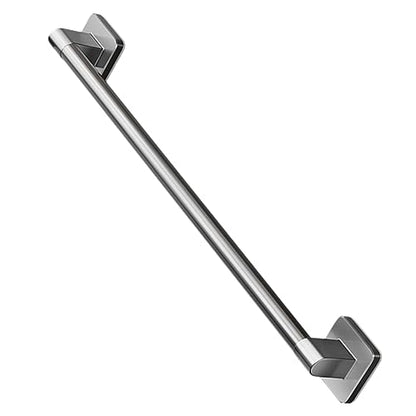 Heavy Duty Metal Towel Hanger Adhesive Towel Bar Bathroom Wall Rack Multi-use Slipper Drying Rack Easy Install - size: 40X6X6CM