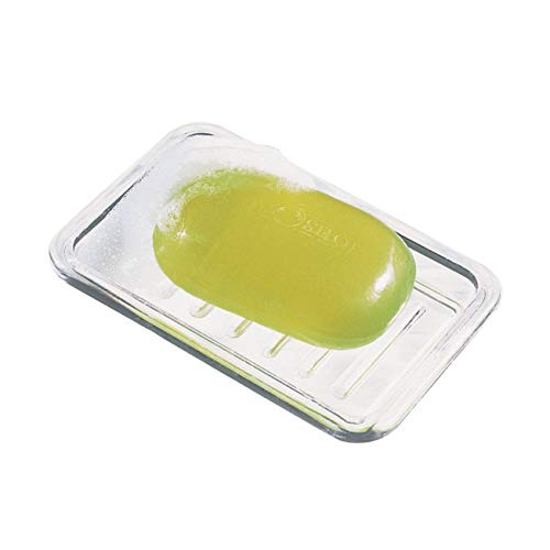 iDesign Royal Plastic Rectangular Soap Saver, Bar Holder Tray for Bathroom Counter, Shower, Kitchen, 3.5" x 5.25", Clear