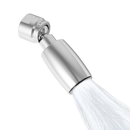 High Sierra® - CLASSIC™ Solid Lead-Free Metal 1.5 GPM Award Winning. Ultra Low Flow Shower Head. Patented Nozzle Never Clogs - Polished Chrome Finish - color: Chrome, size: 1.5 GPM