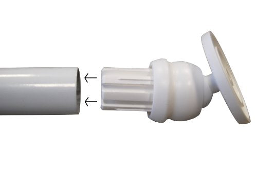 Ridder Vario 505010-350 Angled Wall Bracket for 25 mm Shower Bar