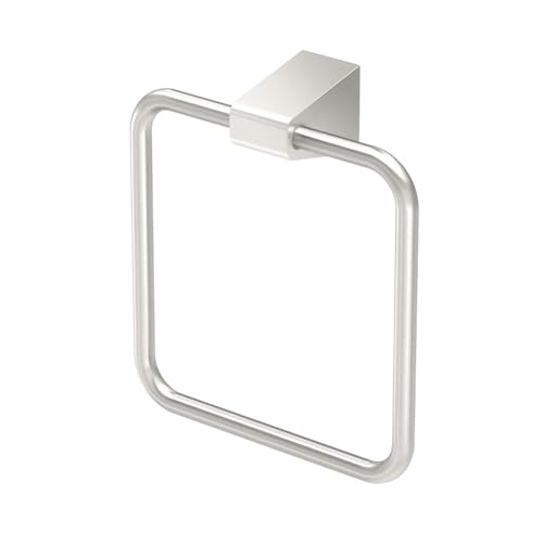 Gatco 5662 A-Line Towel Ring, Satin Nickel - color: Satin Nickel, style: A-Line