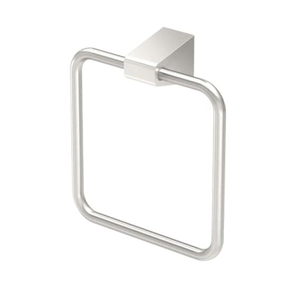 Gatco 5662 A-Line Towel Ring, Satin Nickel - color: Satin Nickel, style: A-Line