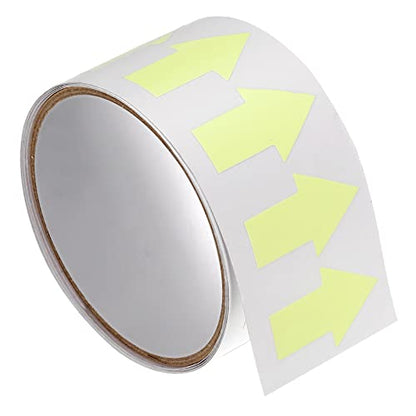Glow in the Dark Tape, 1 Roll Directional Arrows Fluorescent Marking Tape Luminous Arrow for Stair Step Floor Direction Caution