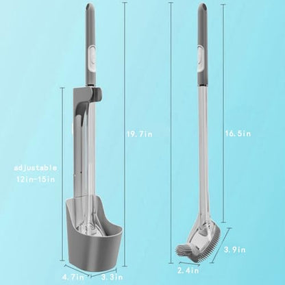 Silicone Toilet Bowl Brush and Holder Set, Bathroom Toilet Bowl Cleaner Brush, refillable Toilet Brush with soap Dispenser