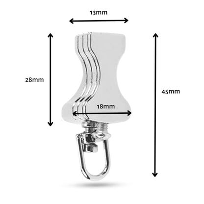 Jos & Haz End Caps for Flexible Bendable I Profile Curtain Track Ceiling or Wall Mount Curtain System End Stop for Room Divider Sliding Curtains RV Rail Cap (4 pcs)