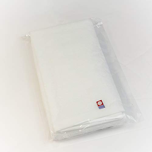 Soft Airy Washcloths 100% Cotton White 13" x 30" Sets of 1, 3, 5 and 10 Towels Made in Imabari Japan (1)