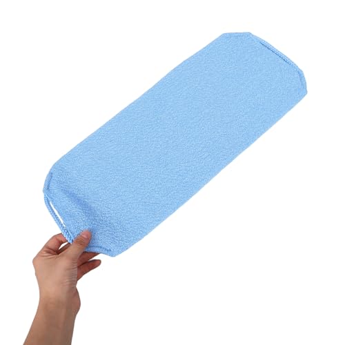 KESYOO 4pcs Exfoliating Washcloth Set for Back Washing, Body Scrubber Towels with Pull Strap, Fabric Material, Quick Drying and Extended Reach, for Home Bathroom Shower Use