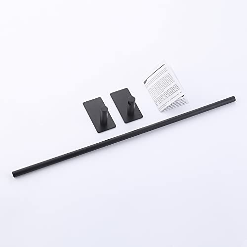 KES 20-Inch Towel Bar for Bathroom, Self Adhesive Hand Towel Holder No Drill Wall Mounted SUS 304 Stainless Steel Matte Black, A7000S50B-BK - color: Matte Black, size: 20-Inch