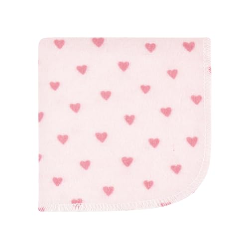 Hudson Baby Unisex Baby Flannel Cotton Poly Washcloths, Creative Rainbow 10Pk, One Size - color: Creative Rainbow 10pk