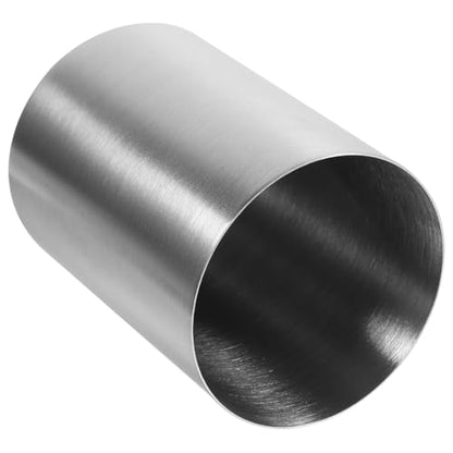 UKCOCO Stainless Steel Tumbler Cup Multi Use Bathroom Gargle Cup Beverage Holder for Home Travel Party Silver Smooth Surface Easy Clean