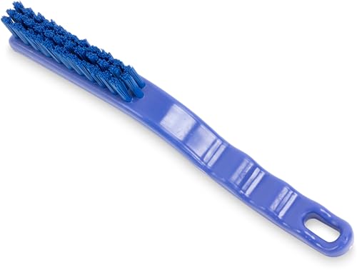SPARTA Detail Brush Grout Brush, Crevice Brush with Hanging Hole for Bathroom, Kitchens, Countertop, Plastic, 9 Inches, Blue - color: Blue, size: 9 Inches