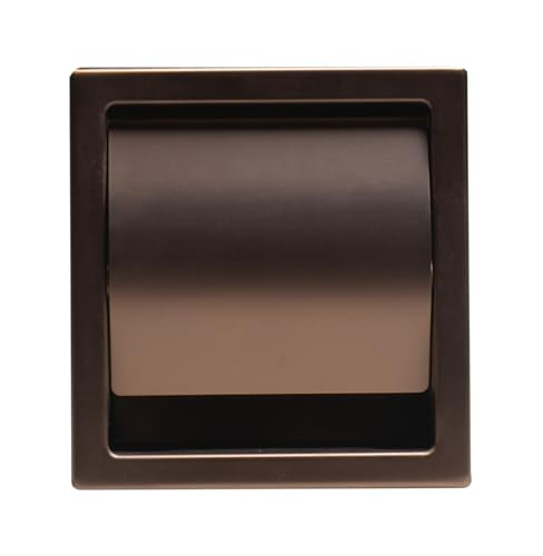 ALFI brand ABTPP77-BC Brushed Copper Stainless Steel Recessed Toilet Paper Holder with Cover
