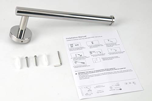 TocTen Hand Towel Holder/Towel Ring - Thicken SUS304 Stainless Steel Bathroom Hand Towel Bar, 9Inch Heavy Duty Wall Mounted Towel Rack Hanger (Polished Chrome) - color: Chrome, size: 9 In-Round