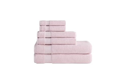 Ozdilek 6-Piece Bath Towel Set, 2 Bath, 2 Hand, 2 Wash100% Cotton Turkish Towels, 2 Bath Towels (30x60/550 GSM), 2 Hand Towels (16x30/575 GSM), 2 Washcloths (13x13/600 GSM) Towel Set (Mauve Pink) - color: Mauve