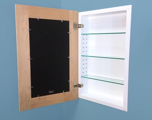Shaker Style Medicine Cabinet - No Mirror! (Unfinished, 14x24) - color: Unfinished, size: 14x24