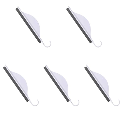 Kitchen Squeegee, 5 Pcs Shower Glass Cleaner Squeegee with Hook for Cleaning Window, Sink, Bathroom