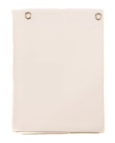 Elegant Home Heavy Duty Vinyl Shower Curtain Liner with 12 Metal Grommets White - color: White
