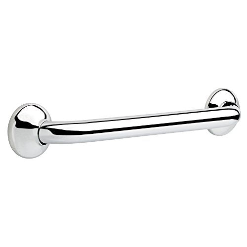 Delta Lahara (1-Pack) 16 x 1.25 Inch Shower Grab Bar Seniors ADA Compliant Bright Stainless Steel 450 lb Capacity Bathroom Safety Handle for Shower, Bathtub, Grip DF59816-BS1-XX