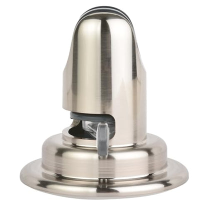 Lancer USA Suction Cup Handheld Shower Head Holder Adhesive Removable Wall Mount Bracket for Bathroom | Limited 10 Year Warranty (Brushed Nickel) - color: Brushed Nickel