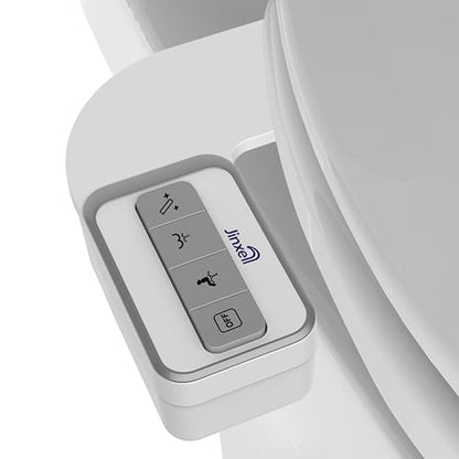 Bidet Attachment for Toilet Ultra-Slim Bidets for Existing Toilets, Non-Electric Bidet Toilet Seat Self-Cleaning Retractable Nozzles Badays for Toilets, Quick & Easy Installation Bedets