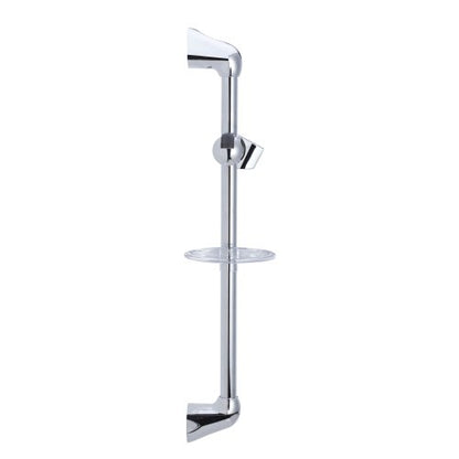 Dura Faucet DF-SA300CL-CP RV Handheld Showerhead Slide Bar (Chrome) | RV handheld showerhead slide bar with water-saving control. Fits standard RV shower hoses. Chrome finish. - color: Chrome