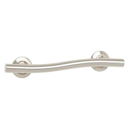 Seachrome 18 inch Bathroom Wave Grab Bar Satin Finish - color: Satin, size: 18
