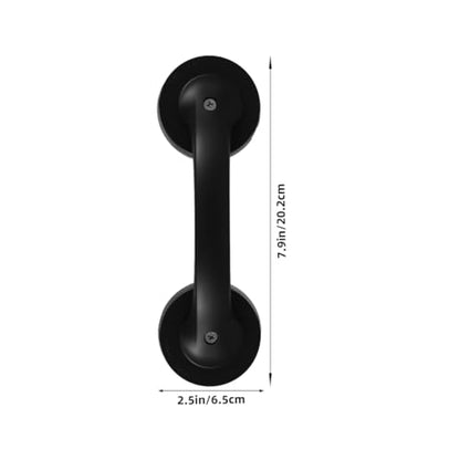 Healeved Suction Shower Grab Bar Bathroom Grab Bar for Elderly and Disabled Removable No Drilling Shower Handle Safety Handrail for Bathtubs Toilets Stairs 7.95 X 2.55 X 2.55 in