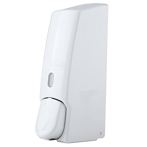 Soap Dispenser Wall Mount Foaming, 600ml Wall Mounted Manual Foam Soap Lotion Dispenser Rechargeable for Kitchen Bathroom Commercia(White)