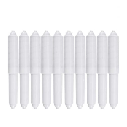 Toilet Paper Holder, 10 Pieces Toilet Paper Holder Roller Spindle Replacement Rod Plastic Spring Loaded