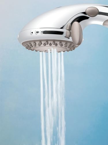 Moen Home Care Chrome Multi-Function Handheld Shower with Pause Control, DN8001CH (Pack of 3) - size: Pack of 3
