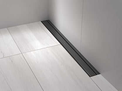 Delta Faucet 36" Linear Shower Drain Wall Edge in Matte Black - color: Matte Black