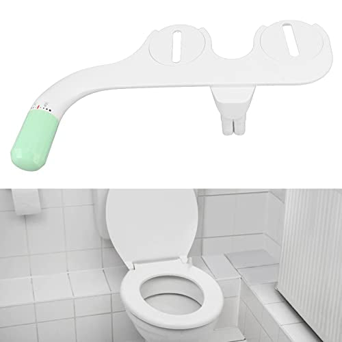 Hygienic Bidet Toilet Attachment Self Dual Nozzle Hot and Cold Water Non Electric Bidet Toilet Attachment with 7/8 Copper Tee Bidet Attachments
