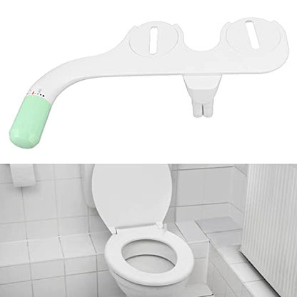 Hygienic Bidet Toilet Attachment Self Dual Nozzle Hot and Cold Water Non Electric Bidet Toilet Attachment with 7/8 Copper Tee Bidet Attachments