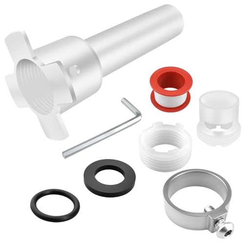 Four in One Universal Tub Spout Adapter, Bathroom Bathtub Faucet Replacement Kit with Assembly Tool Fits 1/2'' Copper Pipe, 1/2'' IPS and 3/4'' IPS