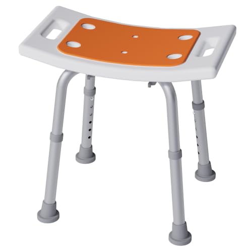 Adjustable Shower Chair for Bathtub, Non-Slip Seat for Seniors & Disabled | FSA/HSA Shower Stool for Inside Shower, Bath Chair with Padded Seat & Drainage Holes for Inside Standard Tub Use, 300LBS